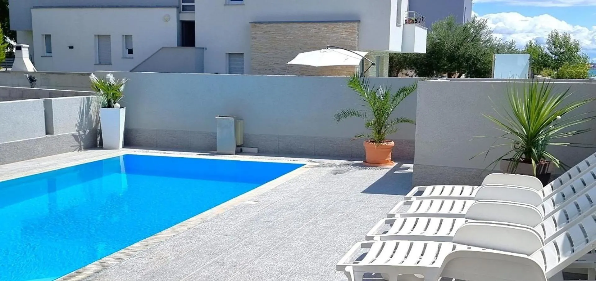 Erdgeschoss-Ferienwohnung Mit Garten Und Pool Privlaka